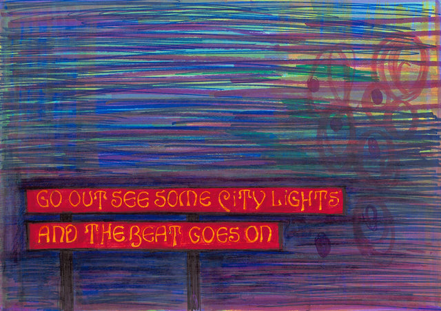 City Lights, Art Print